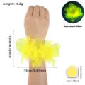 Halloween fluorescent tinsel wristband yellow pumpkin party decorative props accessories - Fluorescent Yellow Pumpkin