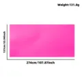 Tovaglia da festa usa e getta fluorescente rosa solida, 137x274cm copritavola impermeabile leggero. - Tovaglia Rosa Magenta Macaron Fluorescente / 137*274cm
