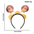 Thanksgiving Truthahn Haarreif niedliche Cartoon Haarreifen Urlaub Party Kostüm Haarschmuck Kinder. - Truthahn Weizen Stil