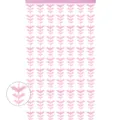 Pink bat string curtain for Halloween party decor, vertical hanging PET material. - Rose Gold Bat Fringe Curtain / 1m*2m
