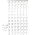 Halloween silver bat tinsel curtain variant, 2m PET hanging string decoration for party decor. - Silver Bat Fringe Curtain / 1m*2m