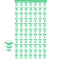 Green bat string curtain variant for Halloween party decoration, 2-meter hanging decor - Green Bat Fringe Curtain / 1m*2m