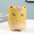 Cute ceramic succulent flower pot cartoon animal plant pot cute desk decor for home office - Style B