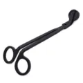 Coupe-mèche à bougie en métal noir accessoire indispensable pour bougies parfumées. - Coupe-mèche de bougie / Noir