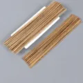 Ανθρακοποιημένα σουβλάκια μπαμπού 35cm x 4.0mm 200 τμχ ξύλινα στικς μπάρμπεκιου - 35cmx4.0mm 200 Τεμάχια/Πακέτο / Απανθρακωμένο Χρώμα