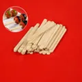 Disposable bamboo fruit sticks mini tanghulu skewers 15cm wooden picks for food party use - Flat Tanghulu Skewer 150x12x3MM 100 Pieces