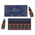 Essential oil set detail showing 6 bottles of 10ml aromatherapy oils with elegant gift box. - Ocean Westin Hilton Shangri-La Freesia Encounter