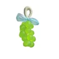 Pendentif savon aux huiles essentielles forme raisin fait main, cadeau et déco créative. - Vert Transparent (Aloès)