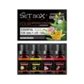 Essential oil set 4 bottles aromatherapy plant fragrance oil for humidifier diffuser home scent. - Sweet Orange Lemon Peach Strawberry