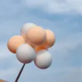 Topper de tarta de globo colorido estilo Ins para fiesta de cumpleaños infantil y decoración. - Nude