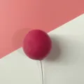 Red clay balloon cake topper for lovely birthday party desserts and sweet decoration. - Deep Rose Red Clay Balloon (1 Piece)