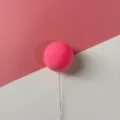 Pink clay balloon cake topper decoration for birthday party dessert styling and baking. - Deep Pink Clay Balloon (1 Piece)