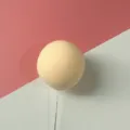 Clay balloon cake topper round ball baking decoration for birthday party dessert styling item - Flesh-Colored Clay Balloon (1 Piece)