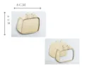 DIY Holz Kühlschrankmagnet Rohling mit süßen Hasenohren, ideal für handgefertigte Bastelgeschenke. - Fernseher / 2 Stück