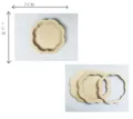 Holzschnitzerei DIY Materialpaket antike Blumenform Bastelzubehör für Dekoration 7x7cm - Achtblättrige Blume / 3 Stück