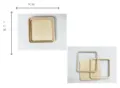 Quadratischer DIY Holzrahmen Bastelset Materialpackung handgefertigtes Zubehör. - Quadratisch / 3 Stück