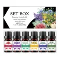 6 Pack Essential Oils Set, 10ml Aromatherapy Fragrance Oils for Diffuser and Humidifier - Rose Lavender Jasmine Osmanthus Bluebell Gardenia