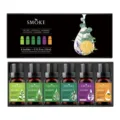 6 bottles essential oil set aromatherapy plant fragrance oil for humidifier 10ml per bottle - Tea Tree Citronella Rosemary Eucalyptus Lavender Sweet Orange