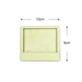 Cadre Polaroid en bois brut DIY, tranche de bois 10x9cm pour aimant de réfrigérateur fait main. - Polaroid 9*10cm Base Épaisse (Lot de 2)