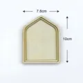 Cadre de broderie en bois en forme de maison DIY aimant de frigo 7.8x10cm mignon - Fenêtre de Couleur 7.8*10cm (Lot de 3)