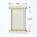 Cadre de broderie en bois accessoire aimant de frigo DIY pièce artisanale 9x12,5cm - Rouleau 9*12.5cm (Lot de 3)