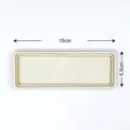 Cadre rectangulaire en bois pour bricolage DIY, base en bois lisse pour broderie et aimants. - Bande Longue Ancienne (Lot de 3)