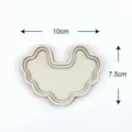Accessoire de cadre de broderie DIY en bois pour artisanat fait main, taille 10x7.5cm - Serrure Dorée Ancienne (Lot de 3)