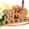 Soporte de dinero de madera para cumpleaños 39 regalo divertido caja de efectivo fiesta. - Mujeres de 40 años