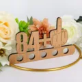 Letrero de madera para 84 cumpleaños portabilletes con diseño de dedo medio gracioso - Hombres de 85 años