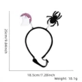 Cerchietto Halloween per animali con design fantasma ragno, regolabile per cani e gatti. - Stile per animali domestici / Fantasma Luna Ragno