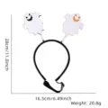 Fascia Fantasma per Animali Domestici Halloween Gatto Cane Costume Festa Nero - Stile per animali domestici / Stile Fantasma