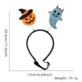 Cerchietto di Halloween per animali con zucca e fantasma, accessorio regolabile per festa gatto cane. - Stile per animali domestici / Stile Zucca e Fantasma