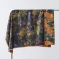 Grande foulard in seta Xiangyunsha 140cm quadrato a doppia faccia in stile cinese. - Tessuto double face - B01