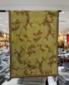 Chinese style retro imitation silk printed long scarf shawl with elegant floral pattern. - Style-2