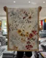 New Chinese retro imitation Xiangyunsha double-sided floral printed scarf shawl SKU. - Style-10