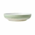 8-inch ceramic deep plate with gradient green finish, elegant kitchen tableware for pasta or dessert. - Gradient Green