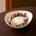 Elegant 8-inch white ceramic yogurt bowl, perfect for breakfast, cereal, and fruit salads. - 8 inch / Matte White