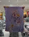 New Chinese retro faux Xiangyunsha floral double-sided printed long scarf and elegant shawl. - Style-25