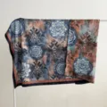 Nuovo stile cinese grande foulard quadrato 140x140cm, sciarpa in seta bifacciale. - Tessuto a doppia faccia - A15