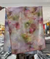 Vintage Chinese style double-sided printed long scarf shawl elegant floral butterfly wrap - Style-20