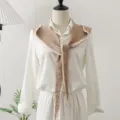 Women brown ribbed knit shawl scarf versatile winter warm clothing accessory clothing decoration. - 100*29cm / Camel
