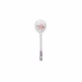 Variante de cuillère à long manche en céramique avec motif floral rose et dégradé. - Cuillère torsadée 6,6 pouces - Explosion de couleurs