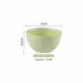 Bol en céramique vert 4,75 pouces 375ml vaisselle minimaliste moderne pour cuisine maison - Bol façonné à la main de 4,75 pouces, vert crème