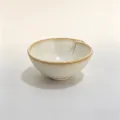 Bol de riz en céramique vintage 12,5cm de diamètre, vaisselle élégante peinte variante - Bol Roulé / 4.75 Pouces