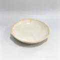 Assiette Dîner Céramique Vintage Couleur Crème Rond Vaisselle 20.5cm Plat SKU - Assiette à Soupe Roulée / 8 Pouces