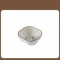 4 pouce bol d'assaisonnement en céramique mignon plat floral petit vaisselle motif de fraise - Plat à sauce de 4 pouces