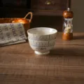 Ensemble de bol de riz en céramique style japonais avec motif de poisson pour soupe et nouilles. - 4,6 Pouces Lot de 2 / Poisson Heureux