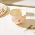 Bol à riz en céramique avec motif floral rose, taille 6 pouces, capacité 700ml pour la cuisine. - Bol à Soupe de 6 Pouces Lot de 2