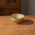 Bol de riz en céramique style japonais avec design lys rose, 4.75 pouces 350ml vaisselle. - 4,75 Pouces / Lis Rose