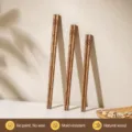 Set de palillos de entrenamiento de madera wenge para niños, tamaños 17 19 21 cm con diseño. - 17cm (2-5 Años) / Palillos de entrenamiento de garra de oso para niños (1 par)